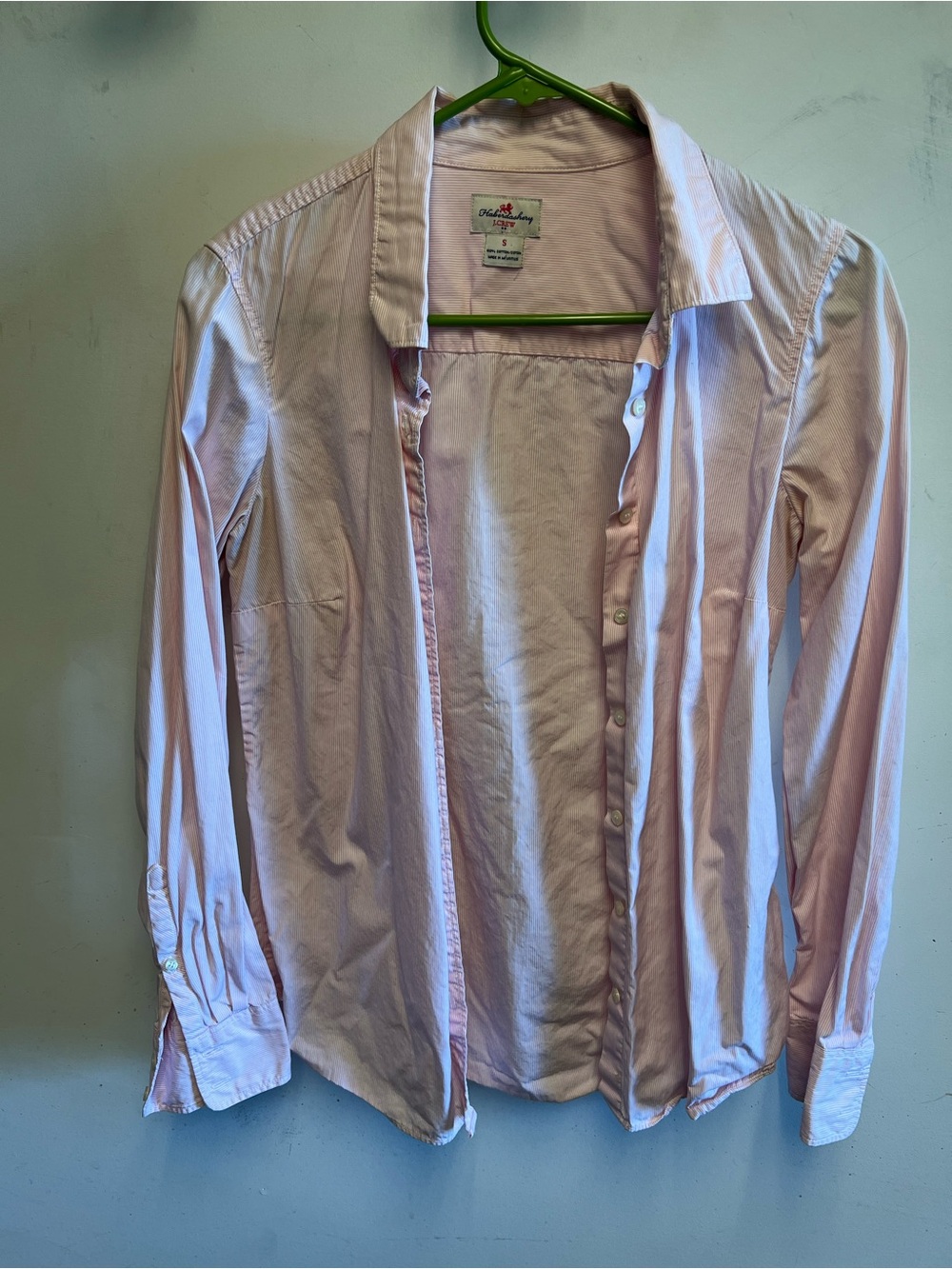 J. Crew Men's Light Pink Button-Up Dress Shirt